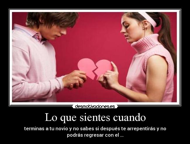 Lo que sientes cuando - 