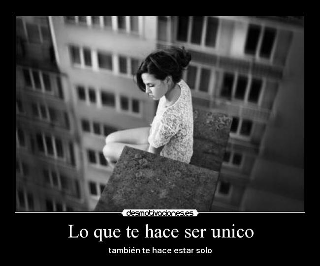 Lo que te hace ser unico -