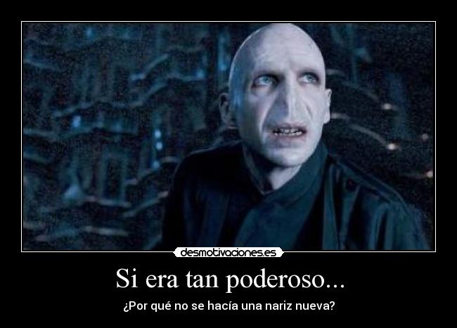 carteles voldemort harry potter lord desmotivaciones