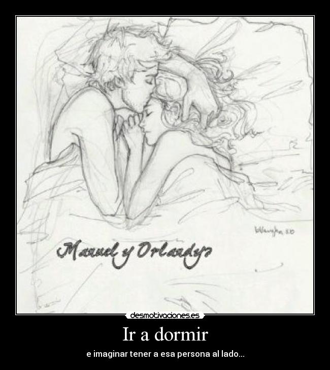 Ir a dormir -