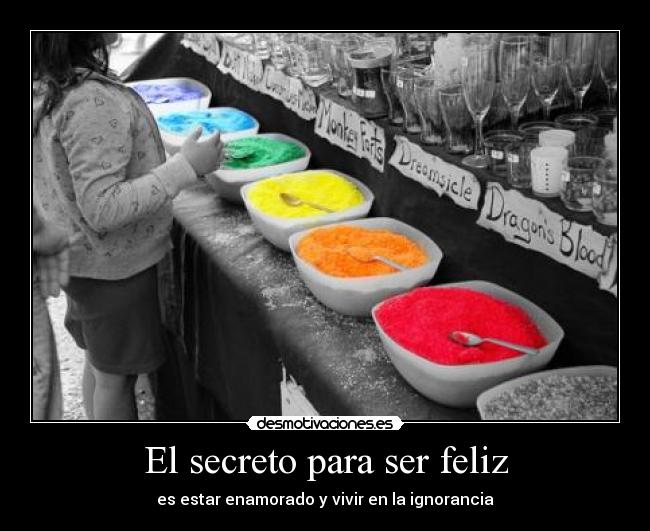 El secreto para ser feliz - 