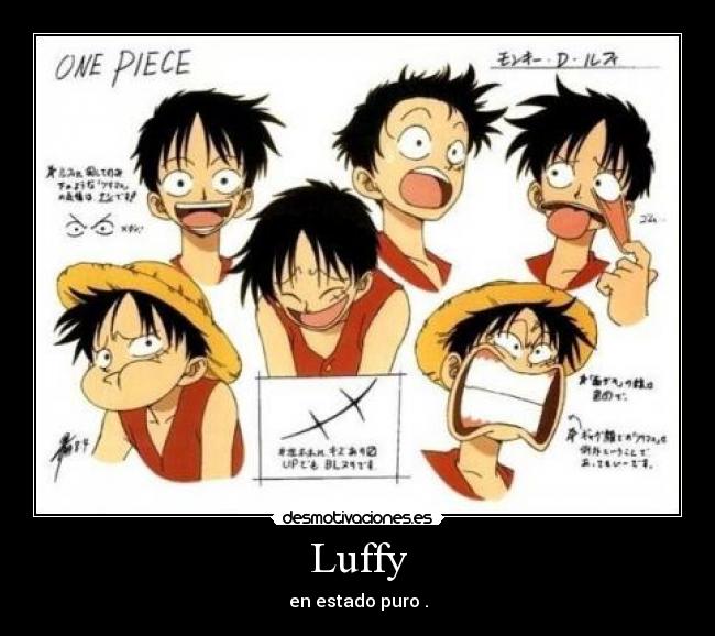 Luffy - en estado puro .