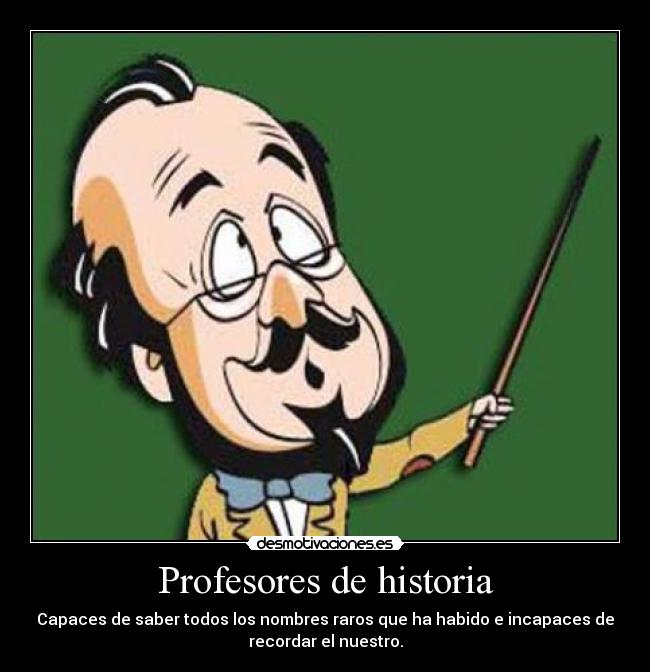 Profesores de historia -