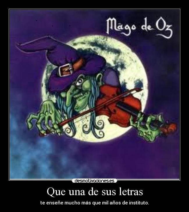 Que una de sus letras - 