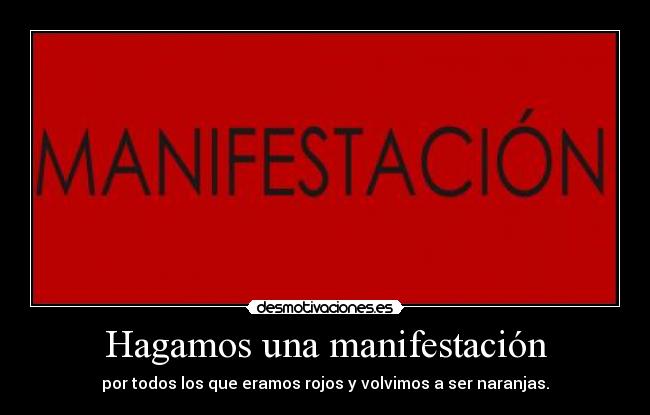 Hagamos una manifestación -