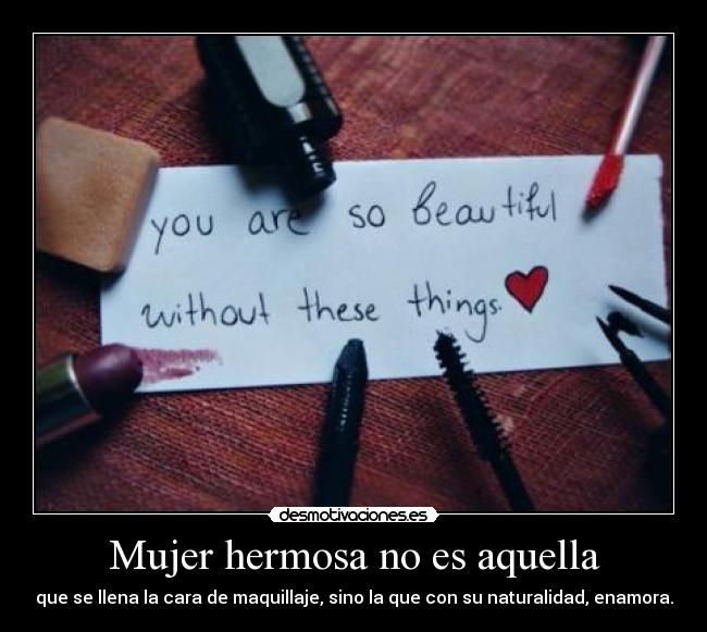 Mujer hermosa no es aquella - 