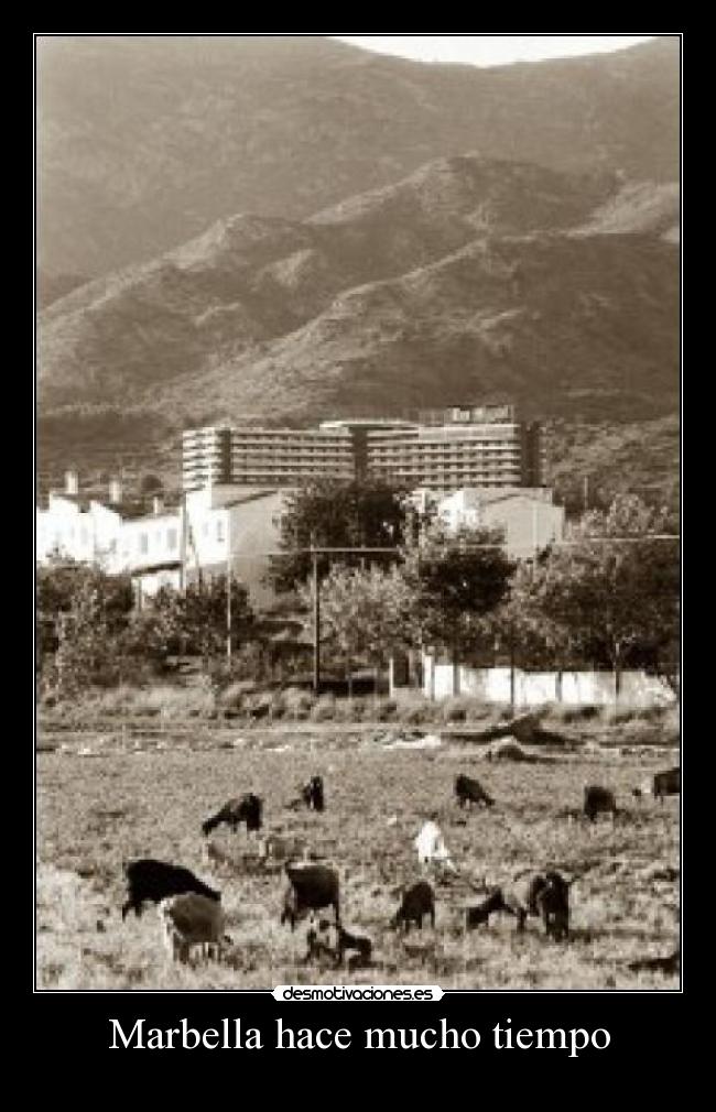Marbella hace mucho tiempo -