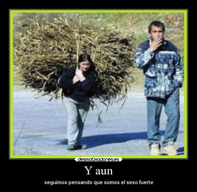 Y aun -