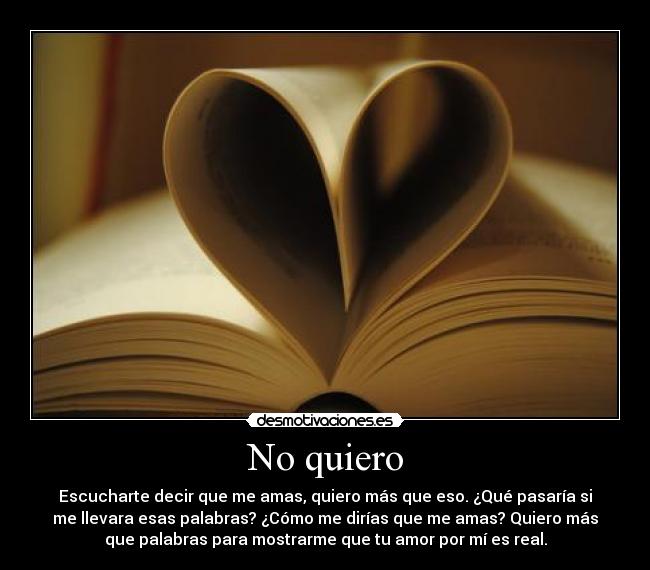 No quiero - 