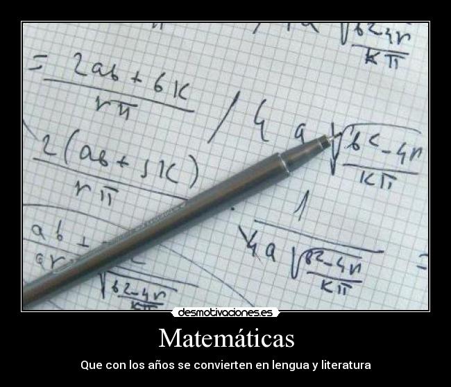 Matemáticas - 