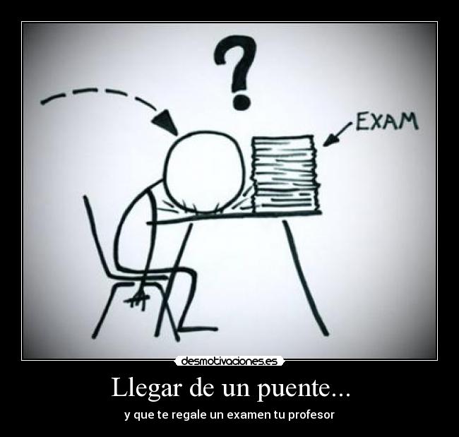 Llegar de un puente... - 