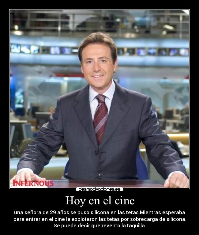 carteles cine infernous silicona tetas cine taquilla desmotivaciones