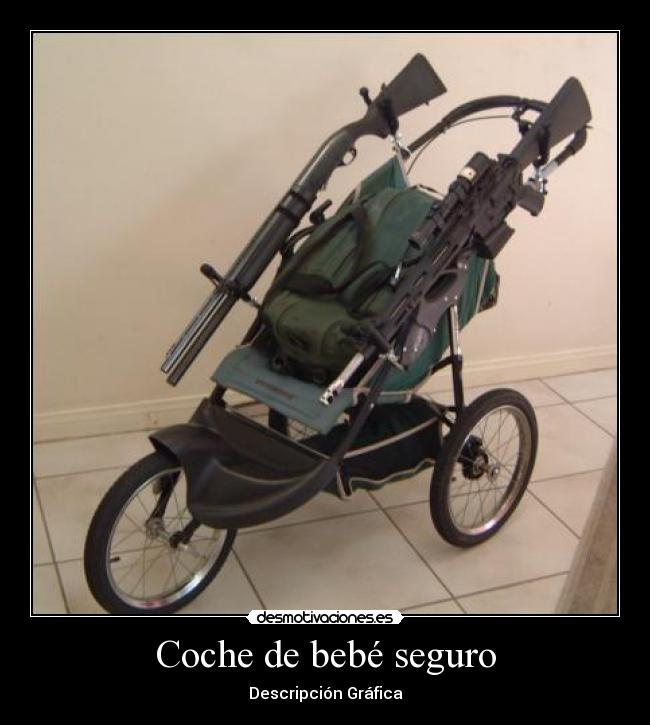 Coche de bebé seguro - Descripción Gráfica