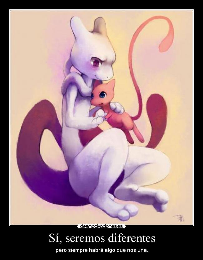 Sí, seremos diferentes -