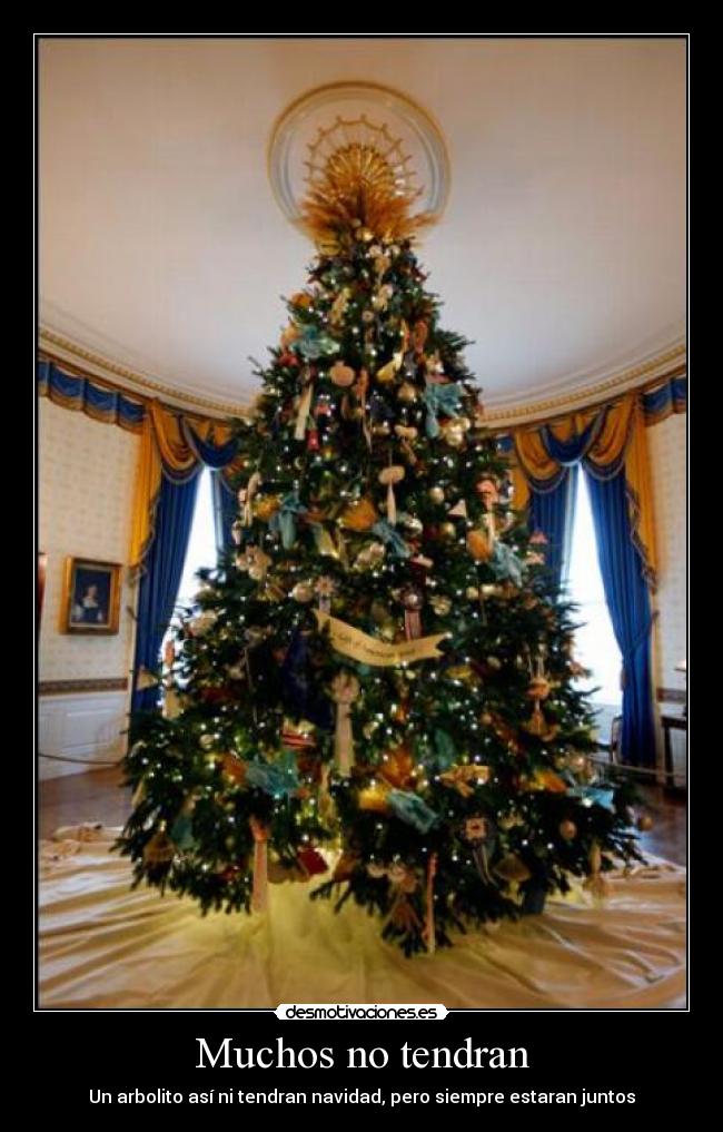 Muchos no tendran - Un arbolito así ni tendran navidad, pero siempre estaran juntos