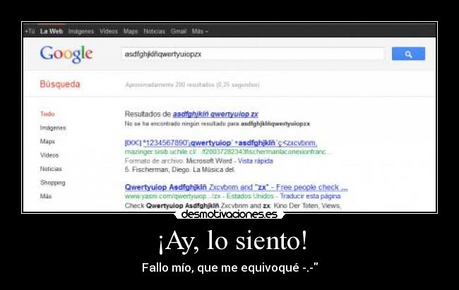 ¡Ay, lo siento! - Fallo mío, que me equivoqué -.-