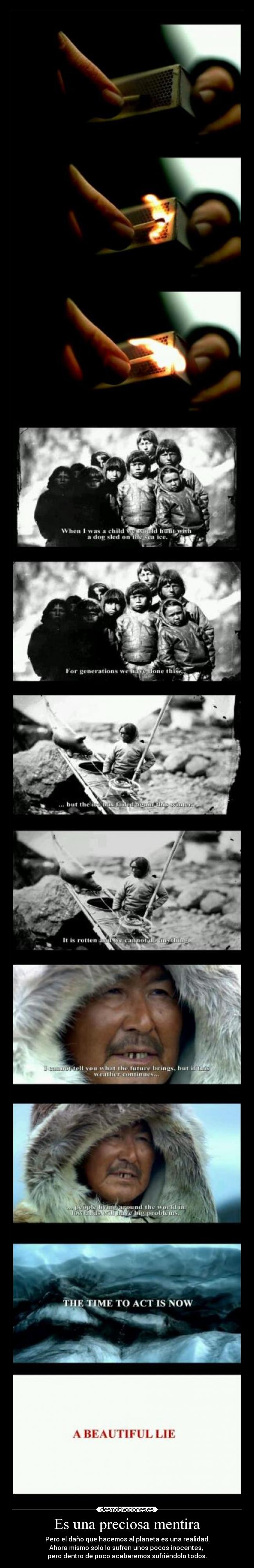 carteles mentira blanco papapitufo beautiful lie desmotivaciones