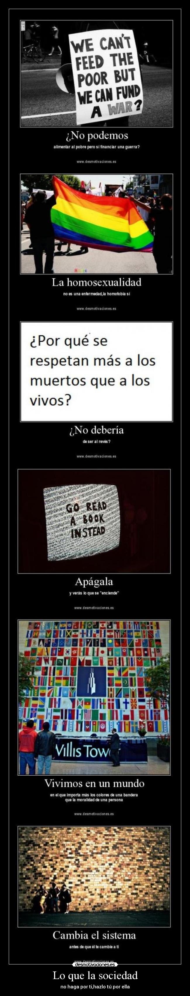 Lo que la sociedad -