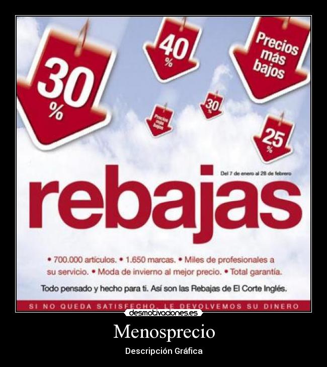 Menosprecio - Descripción Gráfica