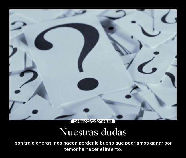 Nuestras dudas - 