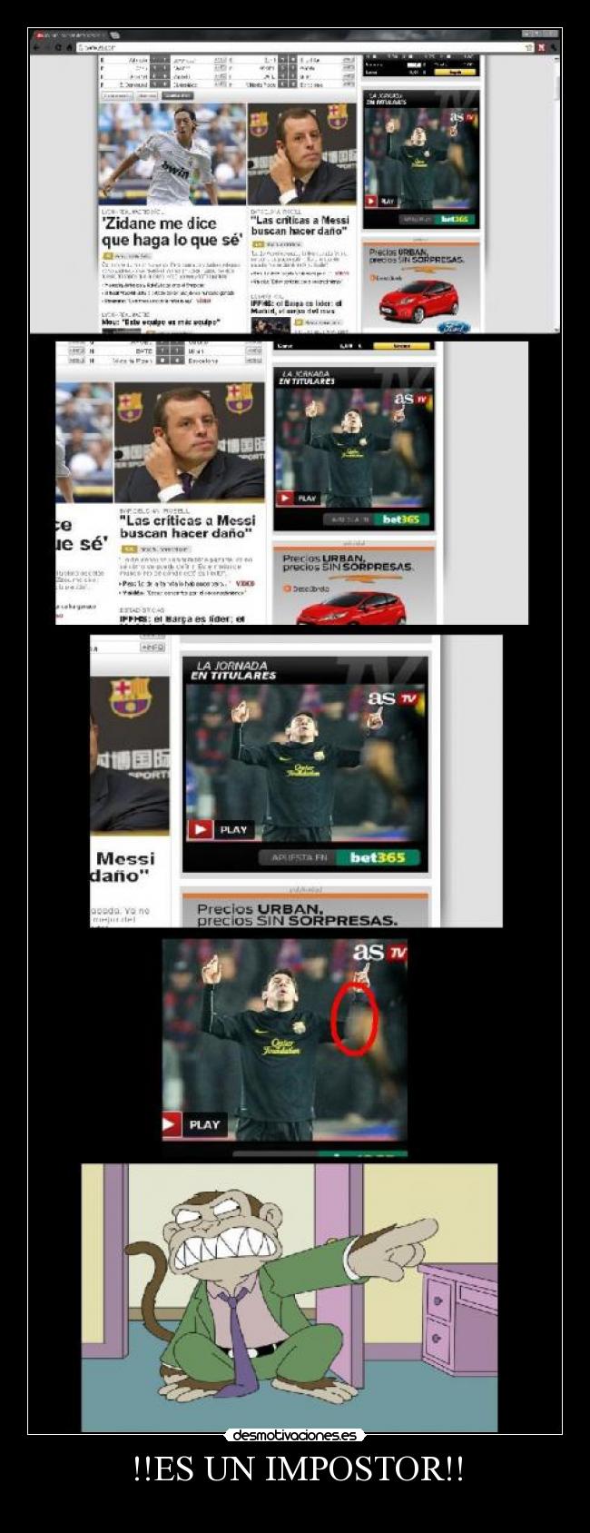 carteles messi impostor desmotivaciones desmotivaciones