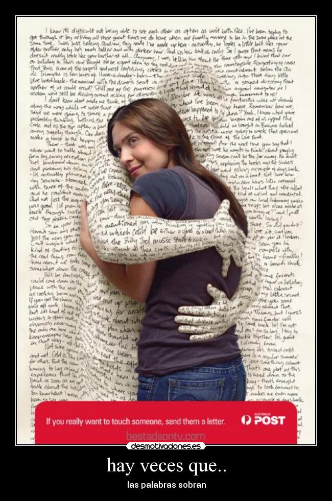 hay veces que.. - las palabras sobran