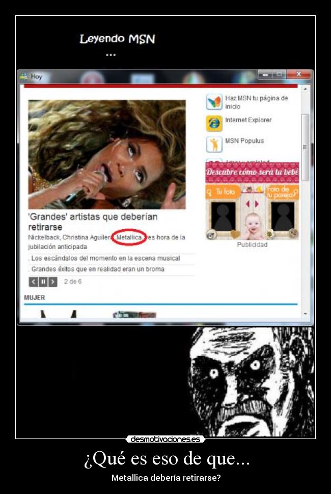 ¿Qué es eso de que... - Metallica debería retirarse?