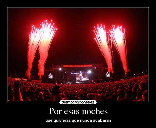 Por esas noches -