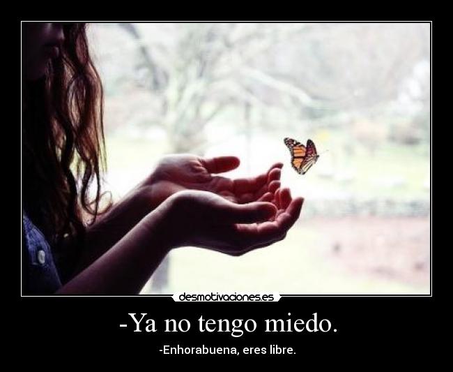 carteles miedo frase desmotivaciones