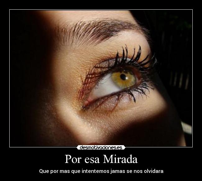 carteles hermosa mirada desmotivaciones