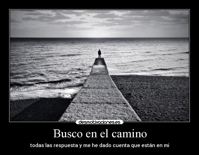 Busco en el camino -