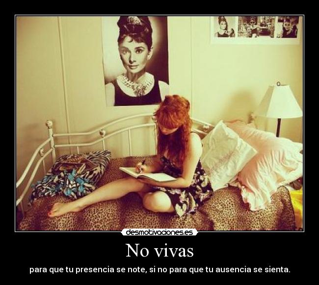 No vivas - 