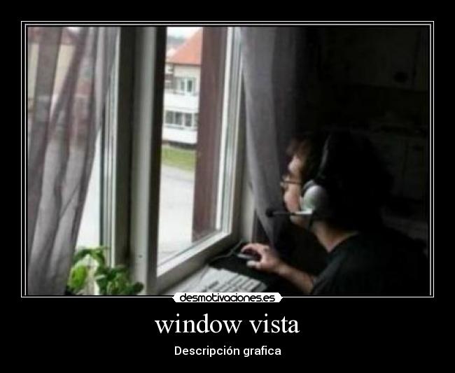 window vista - Descripción grafica