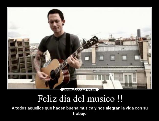 Feliz día del musico !! -