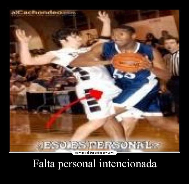 Falta personal intencionada -
