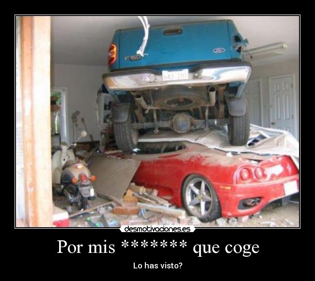 Por mis ******* que coge - Lo has visto?