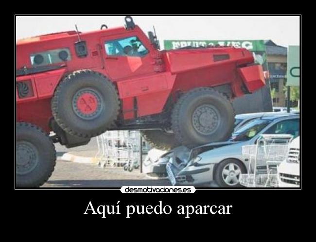 Aquí puedo aparcar -