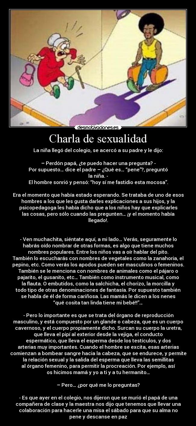 Charla de sexualidad -