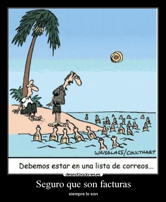 Seguro que son facturas - 