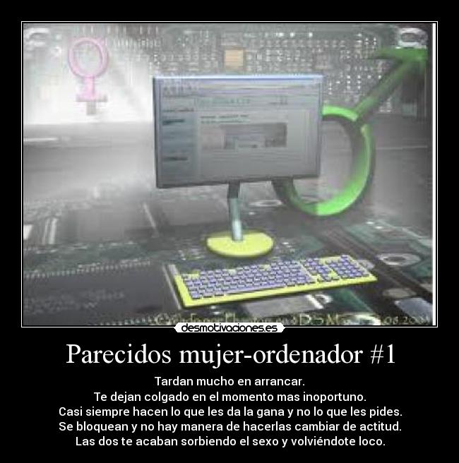 Parecidos mujer-ordenador #1 - 