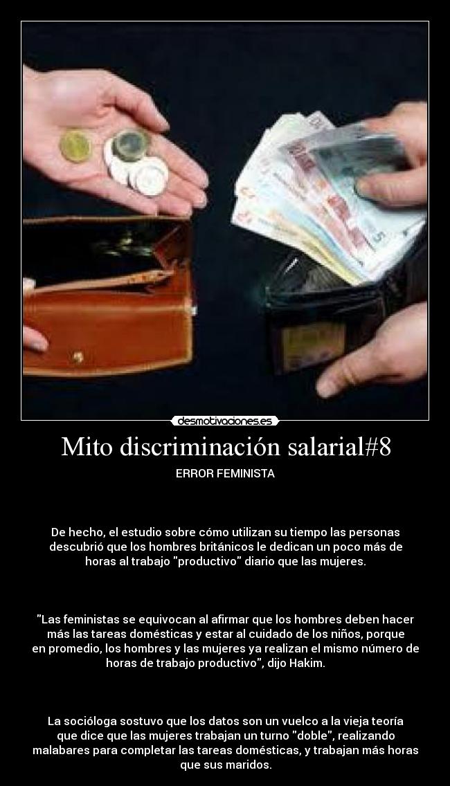 Mito discriminación salarial#8 - 