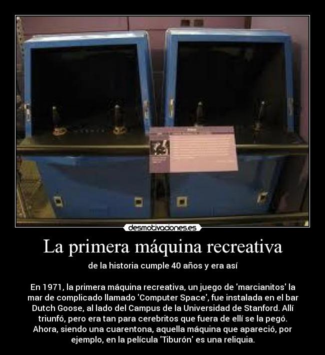 La primera máquina recreativa - 