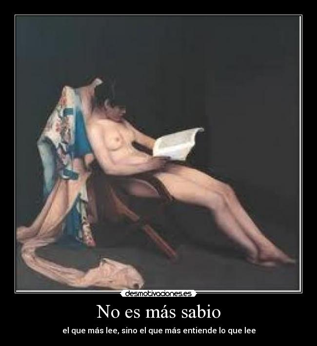 No es más sabio - 