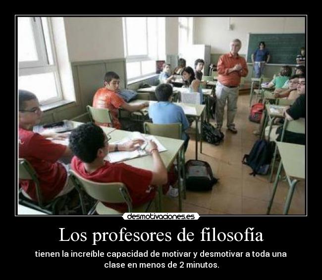 Los profesores de filosofía - 