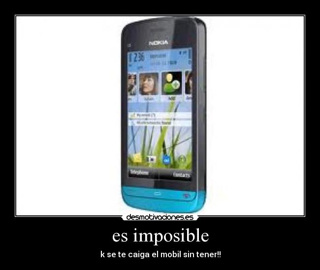 es imposible -