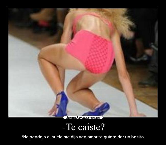 -Te caíste? - 