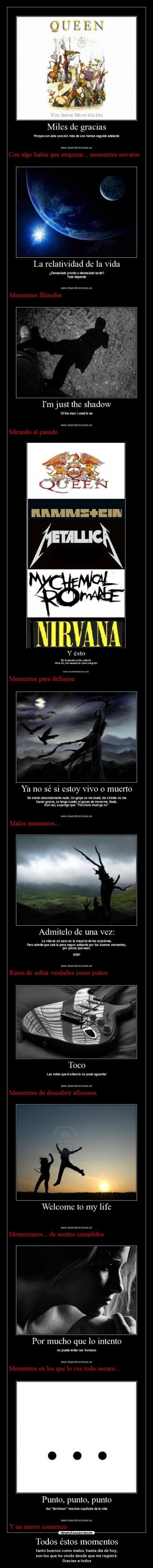 Todos éstos momentos -