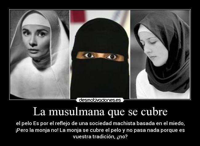 La musulmana que se cubre -