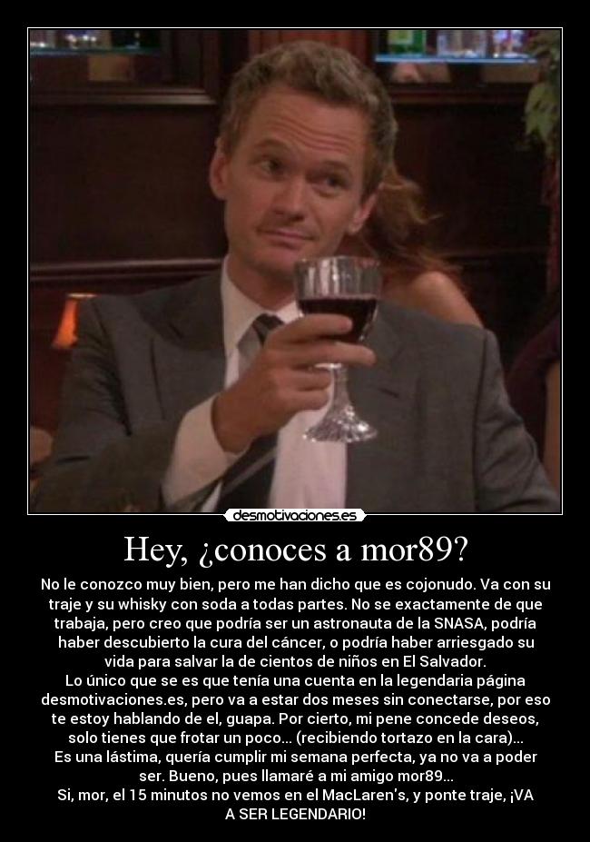 Hey, ¿conoces a mor89? - 