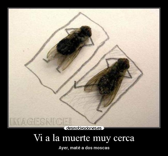 Vi a la muerte muy cerca -